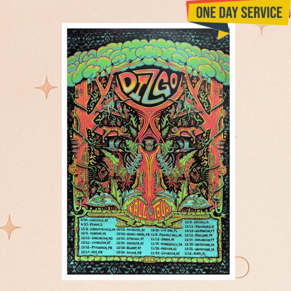 Dizgo Fall Tour 2025 Poster
